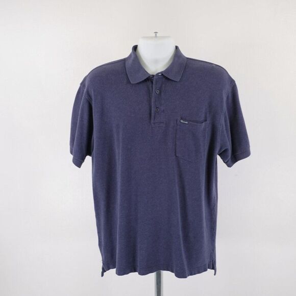 Faconnable Knit Polo Shirt‎ Blue Medium Collared Short Sleeve - Picture 4 of 9